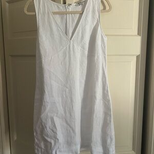 Madewell ariana mini dress in heavyweight linen